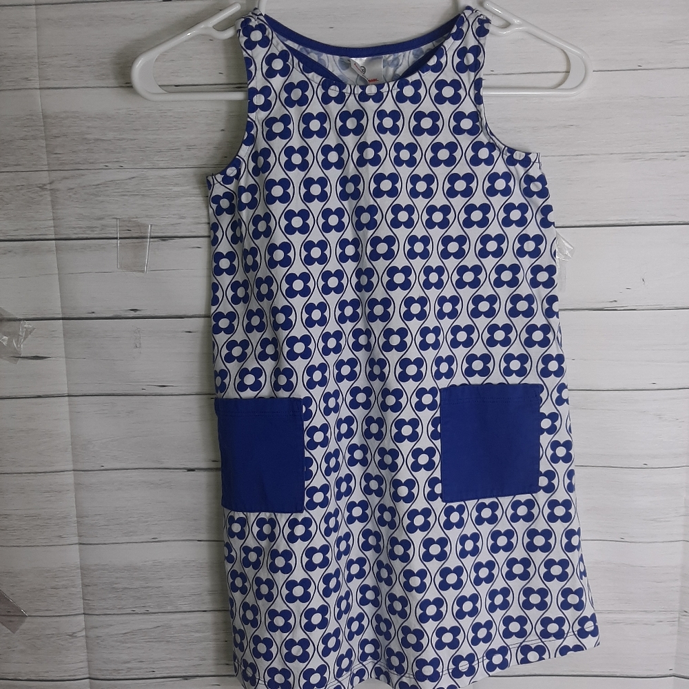 Hanna Andersson Blue Floral Jumper